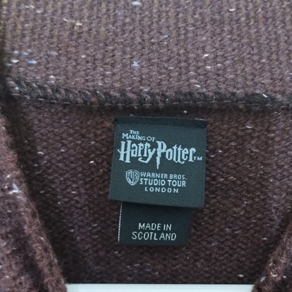 Warner Bros. Studio Tour UK "Making of Harry Potter" Mock Neck Wool Sweater M - Picture 3 of 7